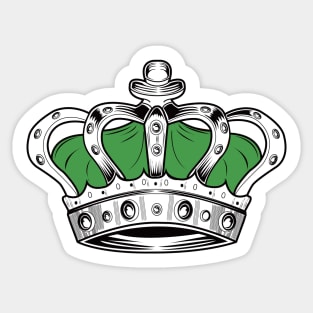 Crown - Green Sticker